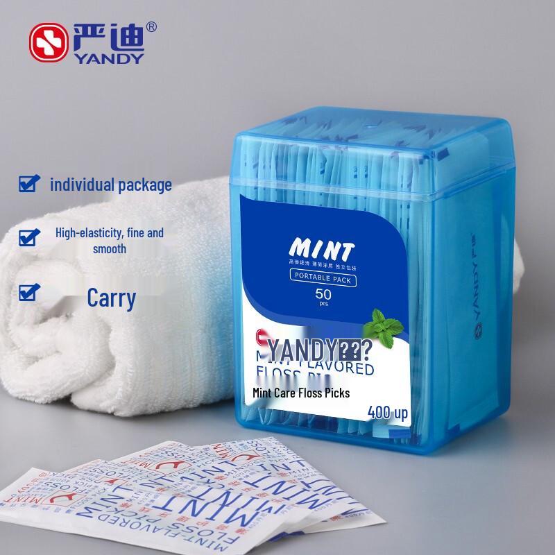 YANDY Mint Dental Floss Picks