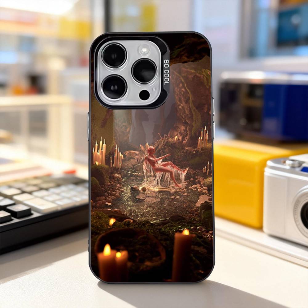 M-Melanie Martinez P-Portals For iPhone17,16,15,14,13,12,11,Pro,Max,Plus,E,Air,Mini Anti Fall Black Matte Hard Bumper Phone Case