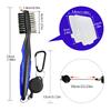 Golf Club Cleaner Golf Cleaning Brush With Carabiner Groove Sharpener Cleaner Multi Style Golf Sports Accessories Drop Ship 5
