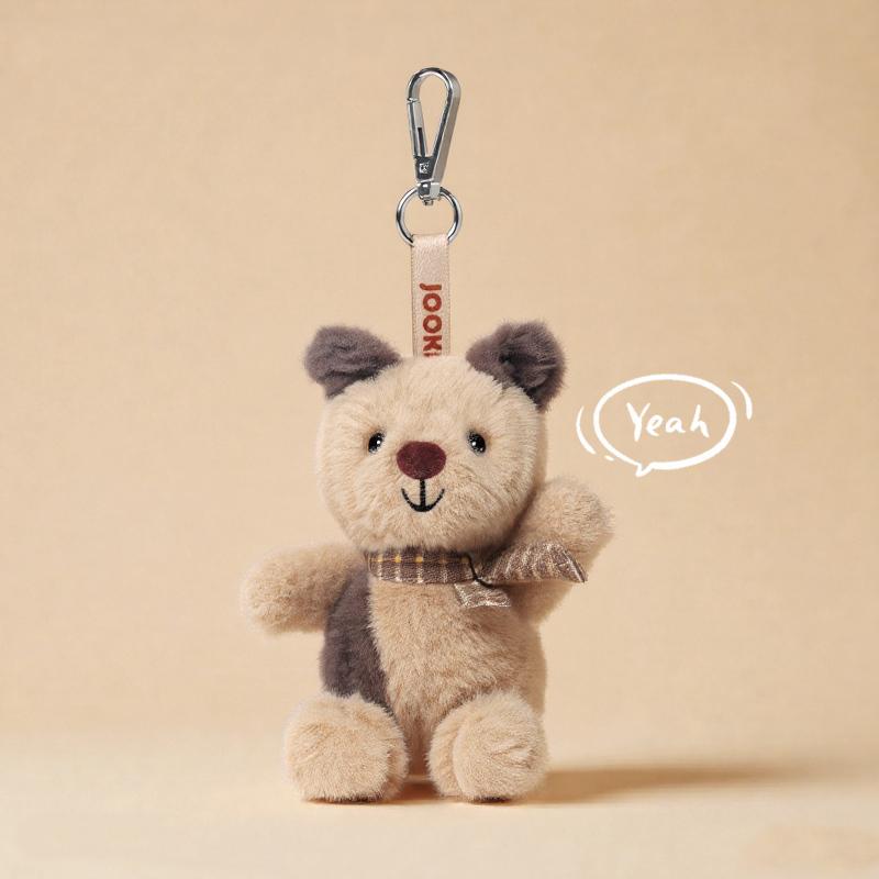 Treasuringu Mini Plush Toy Pendant Cute Cartoon Animals Stuffed Dolls Key Chain Soft Bag Pendant Birthday Gifts