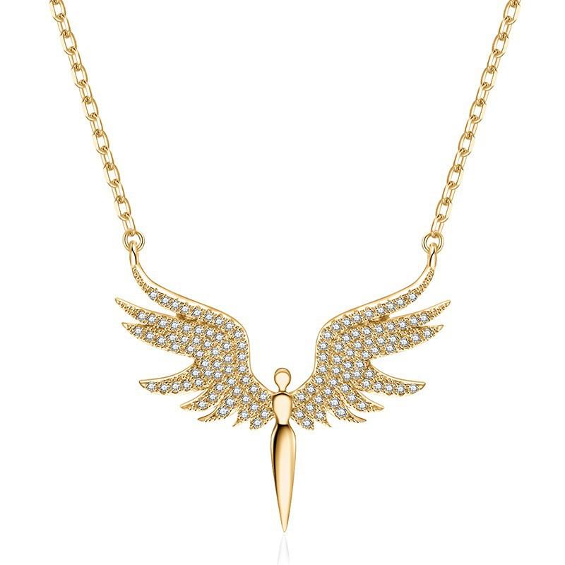 Angel Devil Wings Sense Clavicle Chain Trendy Cool Jewelry Pendant Necklace
