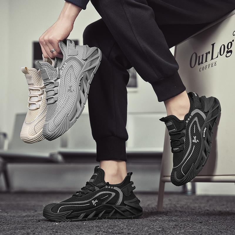 New Men's Fashion Casual Shoes Boys Students Trending Soft Sole Comfortable Sneakers Male Classic Breathable Gym Shoes