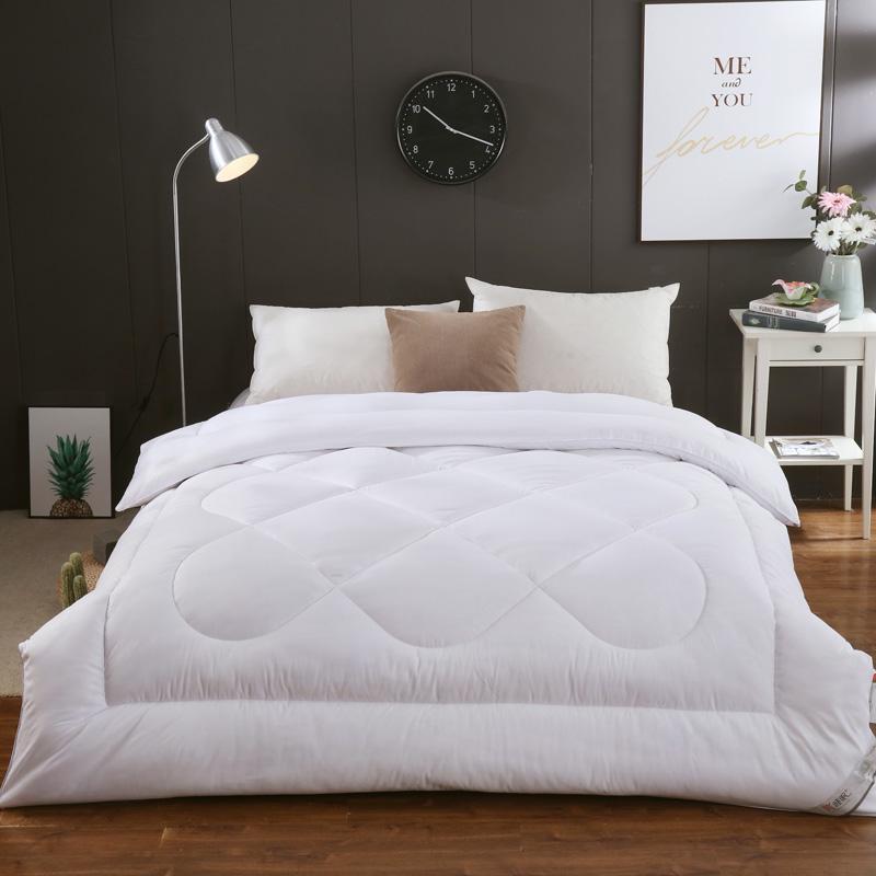 Five-Star Hotel Silk Quilt—All-Season White Comforter, 2m x 2.3m: Winter 1.5kg & Lightweight Summer Option 150x200cm 3 jin Light Summer Quilt