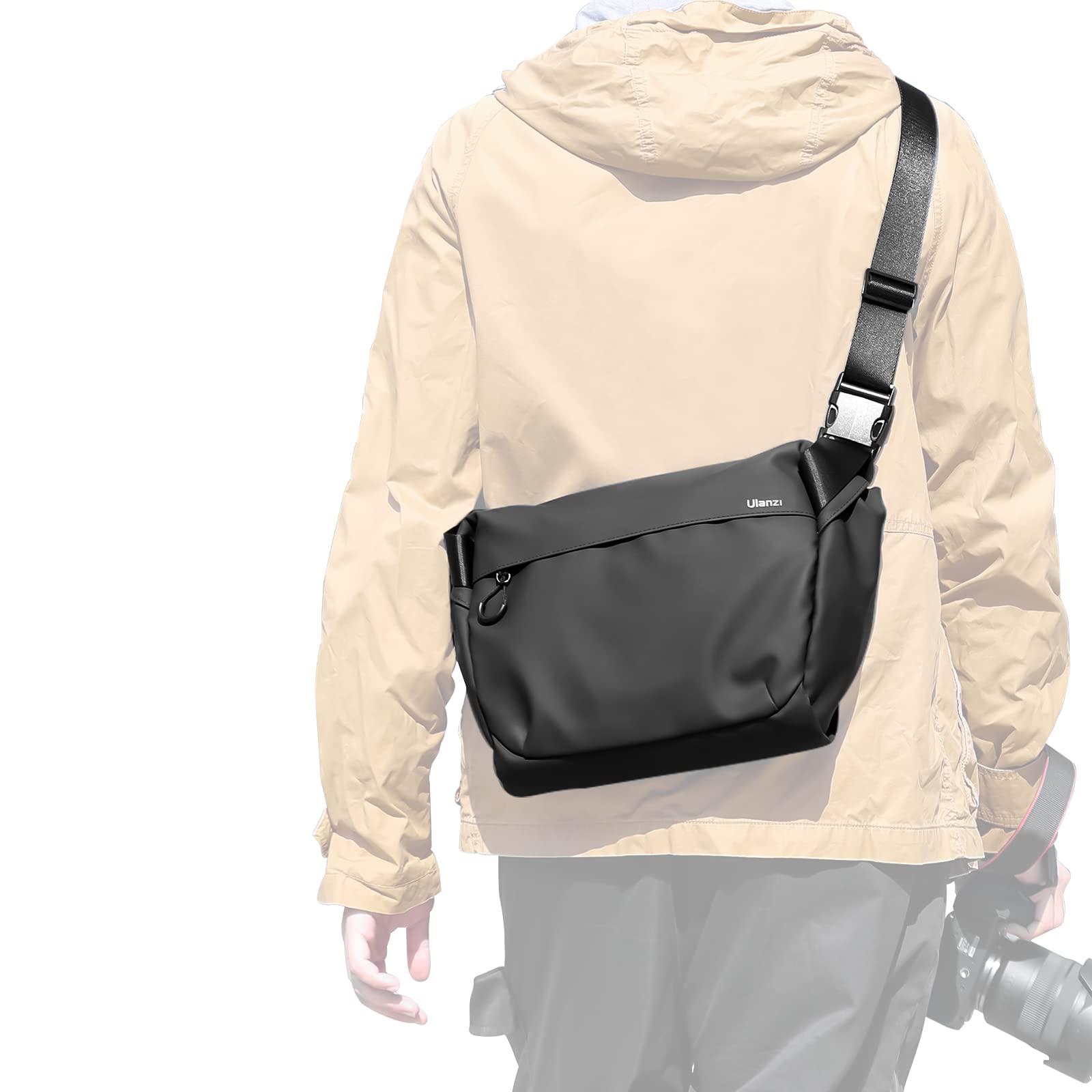 

Ulanzi Camera Shoulder Sling Bag with Adjustable Side Handles Shoulder Storage Shoulder Bag for Camera SLR Multifunctional Waterproof Bag with Digital серый