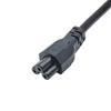 Kabel zasilający 3-pin do laptopa Akyga AK-NB-08A koniczynka IEC C5 CEE 7/7 1m