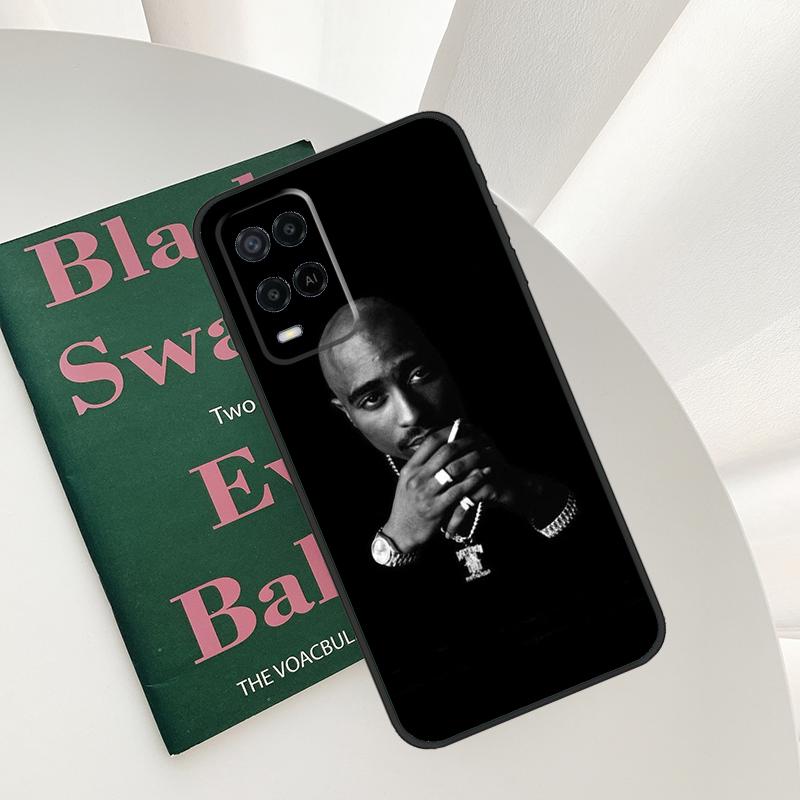 Rapper 2pac Singer Tupac Case For Oppo A52 A72 A76 A96 A54 A74 A94 A54S A57S A58 A78 A98 A57 A77 A15 A16 A17 Cover