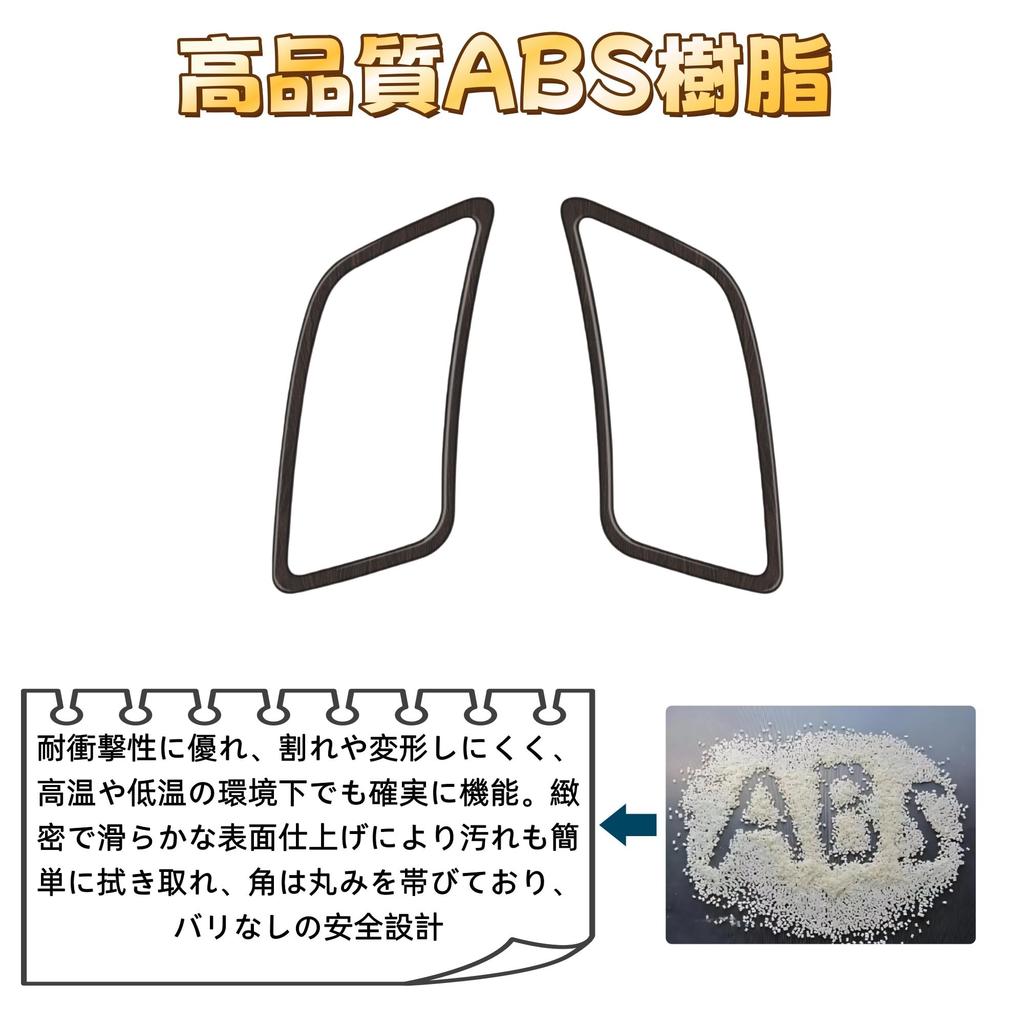 Compatible with Kylorune Alphard Vellfire 40 Series Accessories, Vent Frame Panel Cover, Dedicated Goods,