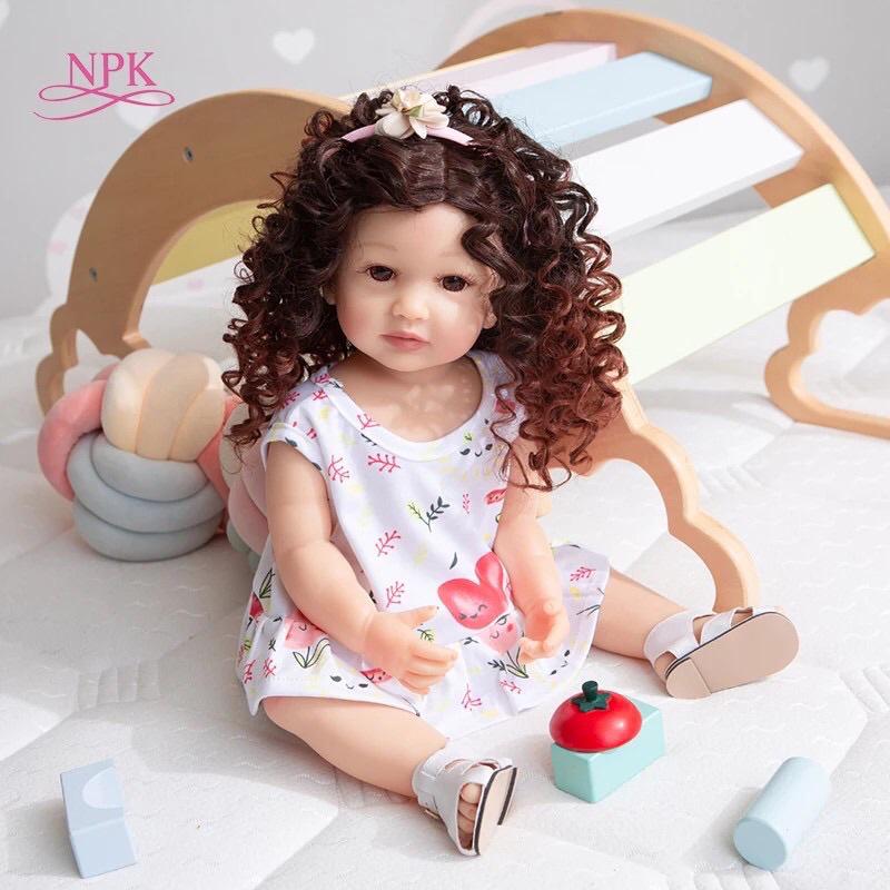 NPK Genuine 55CM Waterproof Full Silicone Reborn Baby Doll