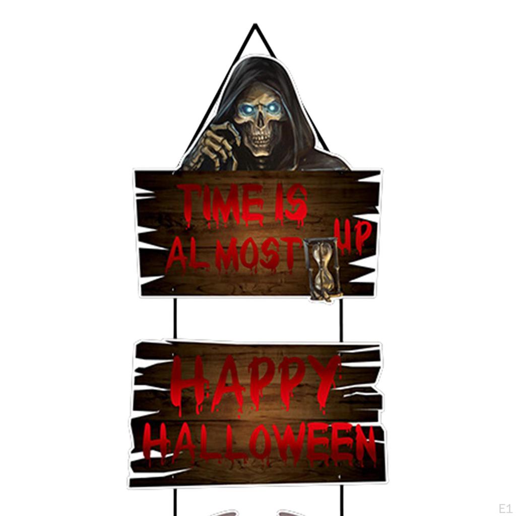 Halloween Decor Hanging Sign Ornament Party Favors Horror Door