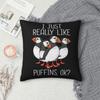 Atlantic Puffin Bird Square Pillowcase Polyester Linen Velvet Pattern Zip Decor Throw Pillow Case Bed Cushion Cover