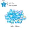 100 stuks Acryl Spacer Losse Kralen Vijfpuntige Ster Transparant Regenboogkleur Kralen Voor Sieraden Maken Handwerk Accessoires