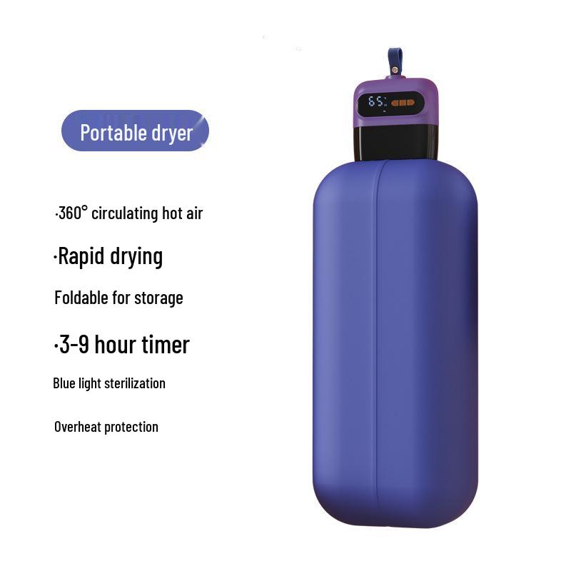 Compact Folding Travel Clothes Dryer for Home & Dorm Use