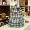 Schoolbag New Retro Plaid Schoolbag Women's High-value College Style Junior High School Student Fashion Versatile Mori Backpack