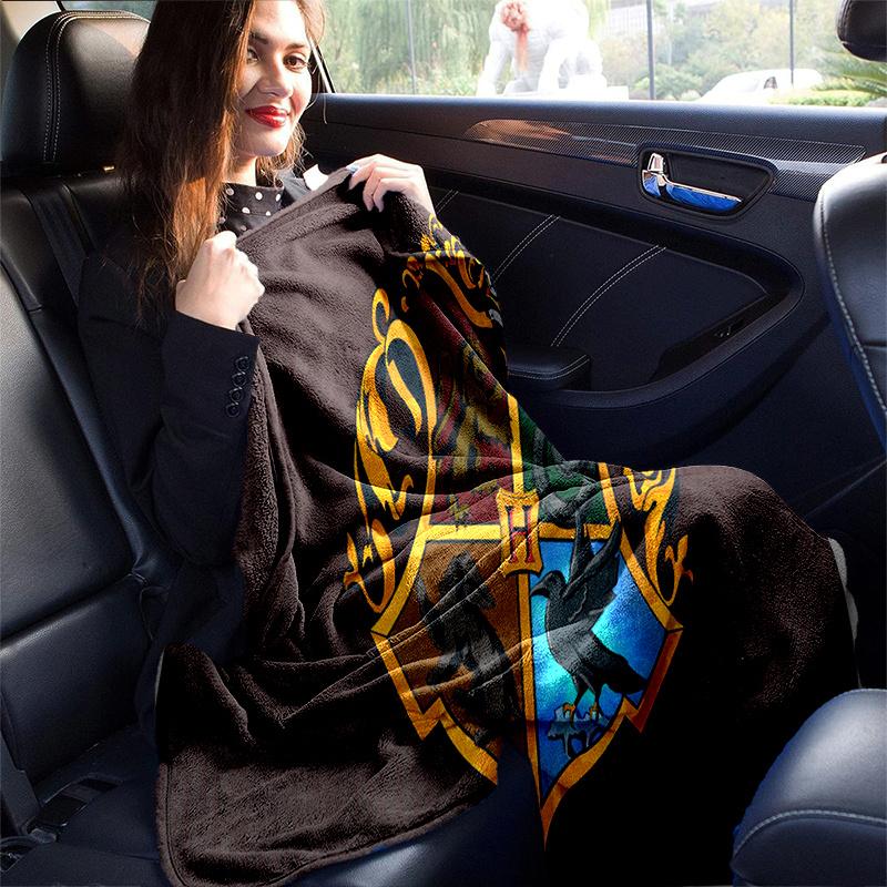 Harry Potter Hogwarts House Crests WallpapersPrint Blanket, Soft Blanket For Sofa Office Bed And Travelling Daughter Birthday Gift esj153