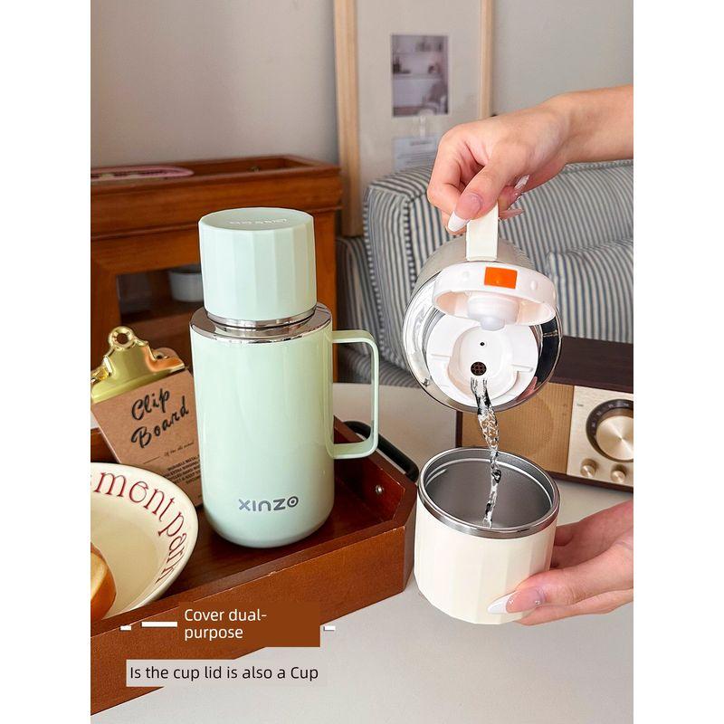 Simple Large Capacity Vacuum Cup Women Good-looking Household Kettle Office Portable Coffee Pot Tea Separation Braised Tea