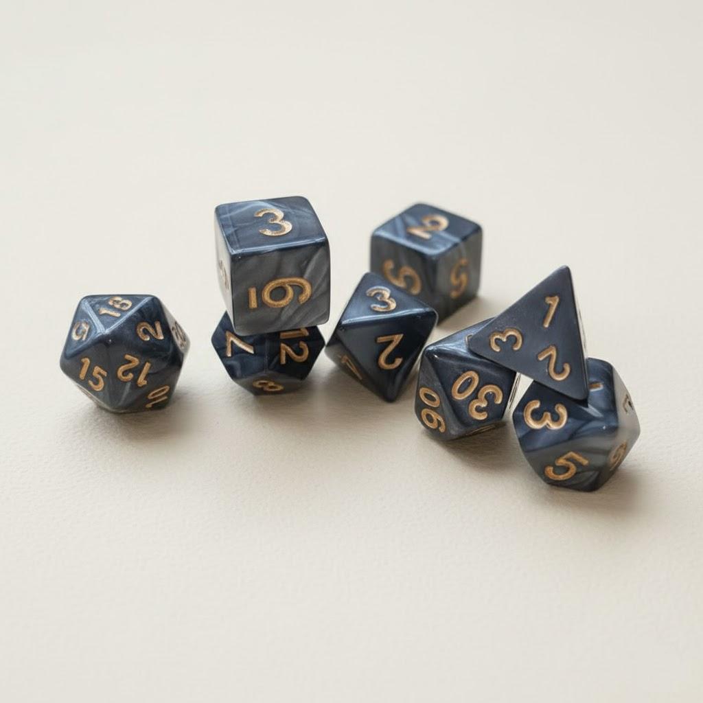 

7 Pcs Polyhedral Dice Set High Quality RPG Dice for Dungeons and Dragons Board Games Gaming Accessories Gift for Gamers