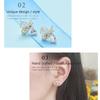 Bee Stud Earrings Honey Bees Studs Earrings Handmade Jewelry Pushback Closure Earrings Minimalist Fashionable Gift for