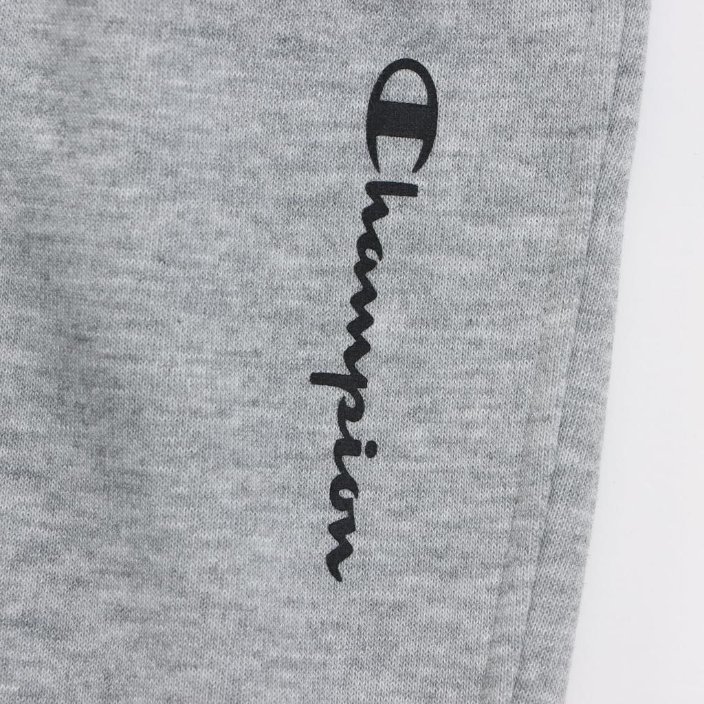 Champion Script Logo Oxford for Basketball Kids' Quick-Drying Sweatpants, Gray, CK-AB216,