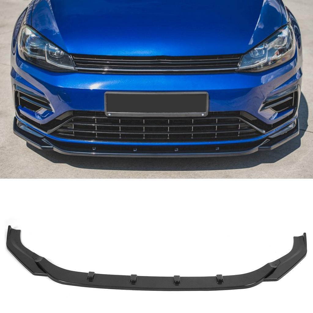 3PCS Maxton   Front Bumper Splitter Lip Kits Replacement for MK7.5 R 20172020