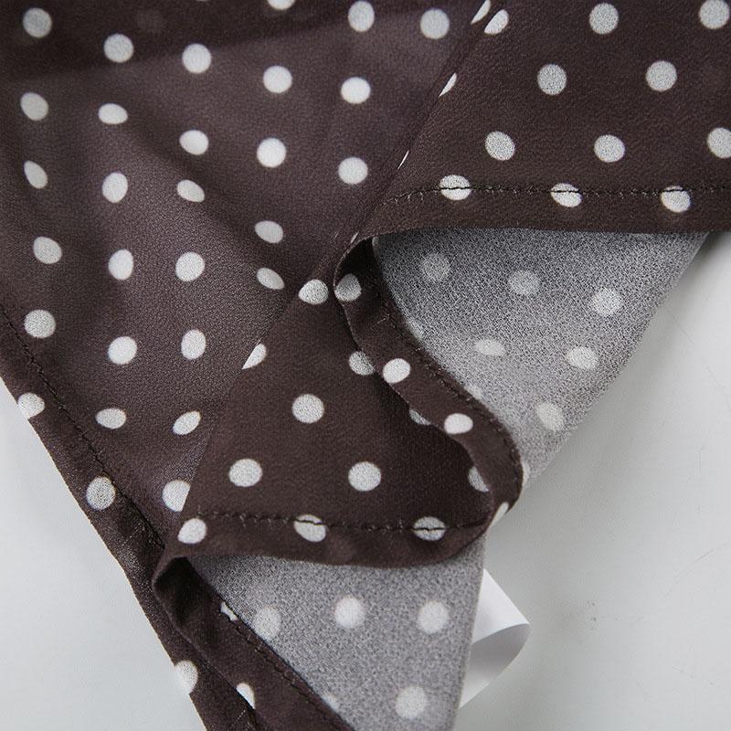 y2k Tops Summer Women Vest Polka Dot Print Spaghetti Strap Sleeveless Camisole with Scarf Vintage Clothes Streetwear