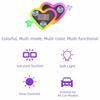 Suction Cup Mount LED Car Neon Lights Solar Powered RGB Car Heart-Shaped Light  Rear Window