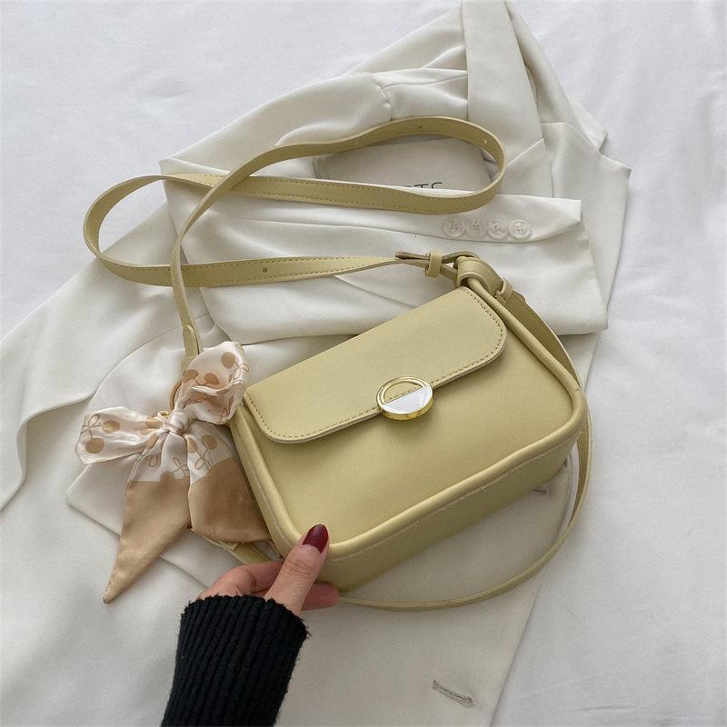 1Pc Textured Underarm Bag Women's Summer Trendy Fashion Chain Bag Small Square Bag Ins Single Shoulder Crossbody Small Square Bag