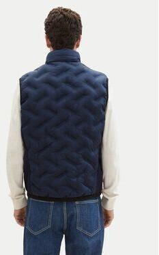 Winter Jacket Tom Tailor Hybrid Vest with Hood (1041313) Sky Captain Blue