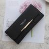 Women Wallets Fresh Style Korean Version Long Wallet, Leather Card Holder, Coin Purse, Clutch Bag