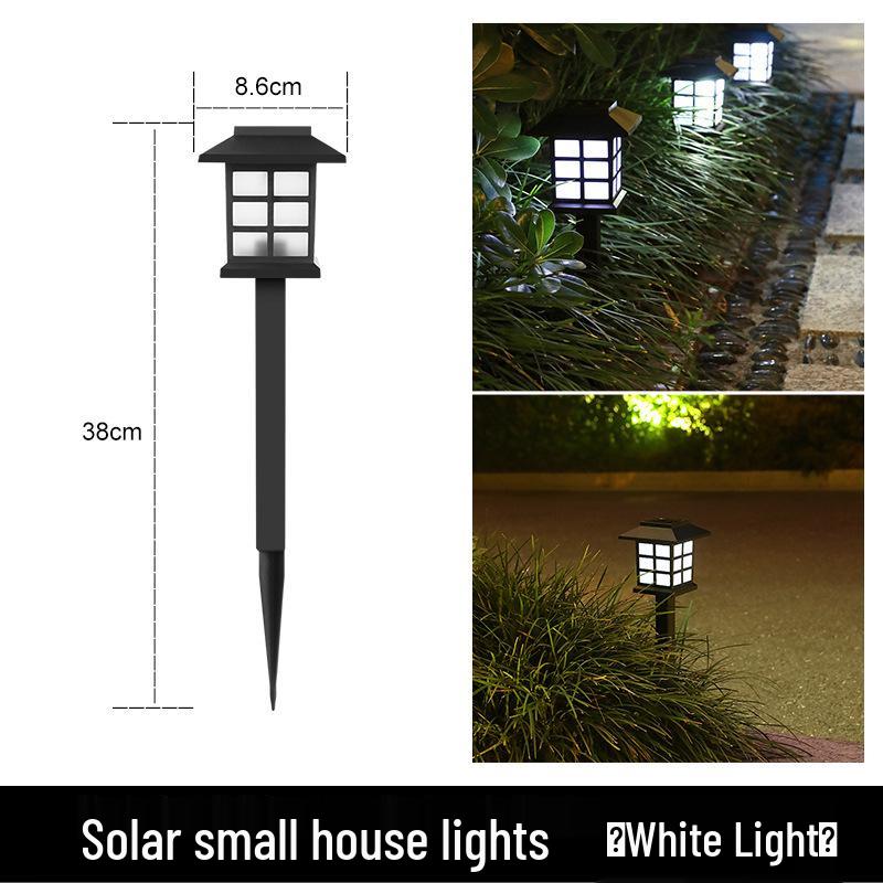 Solar LED Garden Stake Light - Palace Lantern Decorative Outdoor Lamp Solar Lawn Light