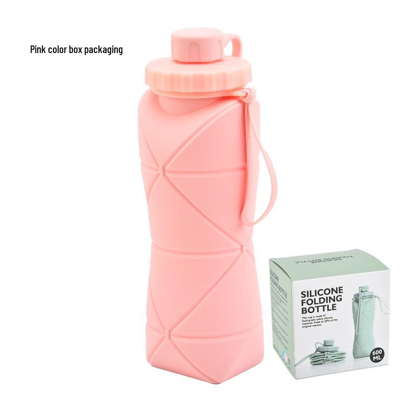 Silikon-Faltwasserflasche mit großer Kapazität für Outdoor-Sport und Reisen