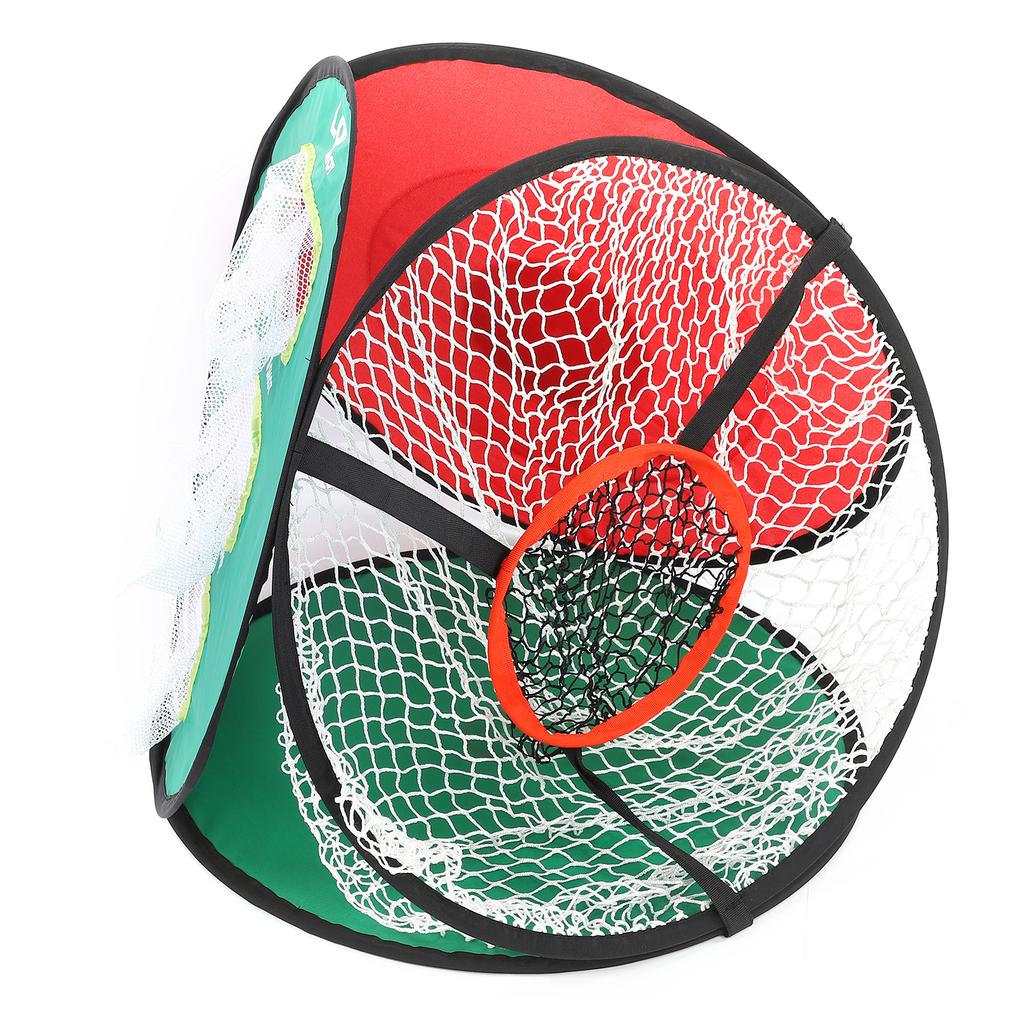 Tragbares Golf-Trainings-Chipping-Netz Dreiseitiges Schlagübungsnetz Ziel-Zubehör