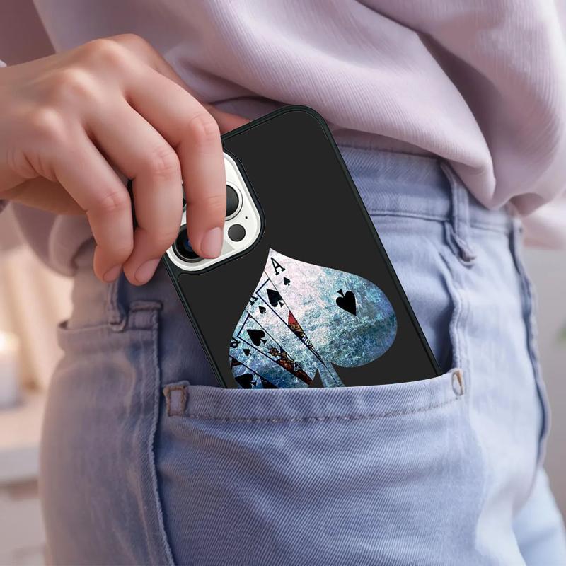 Dices Poker Casino soft Phone Case For iPhone 17 Air 15 16e 14 13 Pro Max Coque 12 11 Pro Max PLUS cover