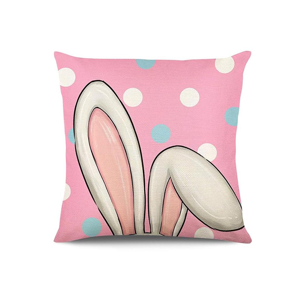 Easter Watercolor Cross Pillow Cover Cozy Aesthetic Pillowcase for Bedside Couch Living Room Home Decoration