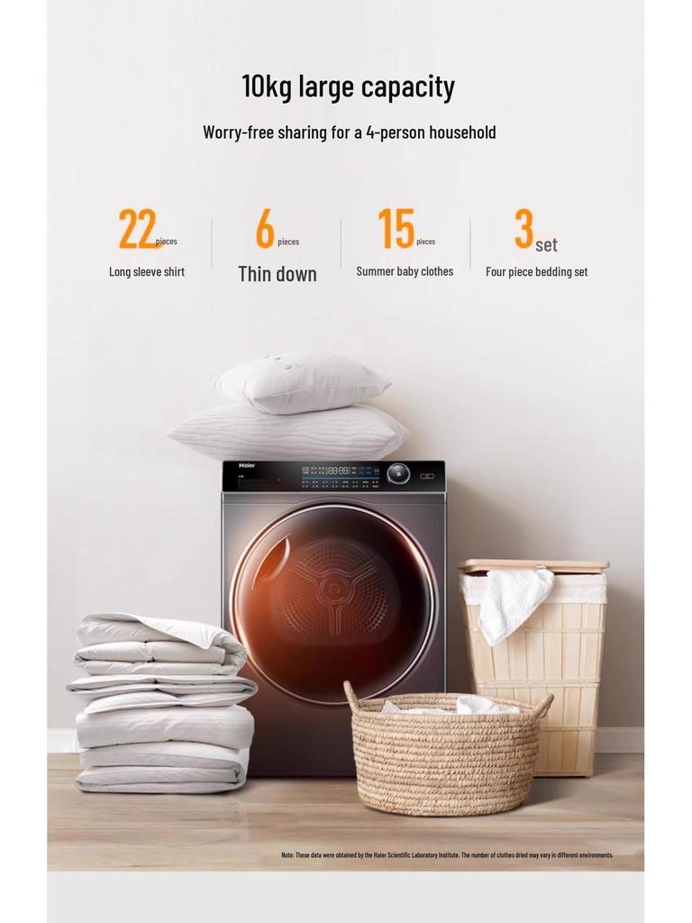 Haier HBNS100-FQ176U1 10kg Dual-Core Heat Pump Clothes Dryer