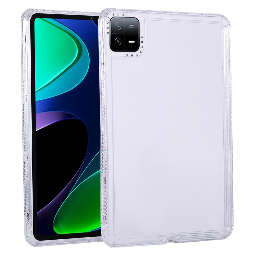 Für Xiaomi Pad 6 Klare Hülle 3 in 1 PC+TPU Stoßfeste Tablet-Hülle