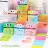 105Sheets Pearlescent Colorful Memo Pad Creative Cartoon Notepads Pull-out Sticky Notes  Office