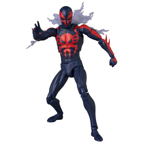 MAFEX No. 239 Spider-Man 2099 (Comic Ver.) - Approximately 155mm Tall, Non-Scale, Painted Action Figure