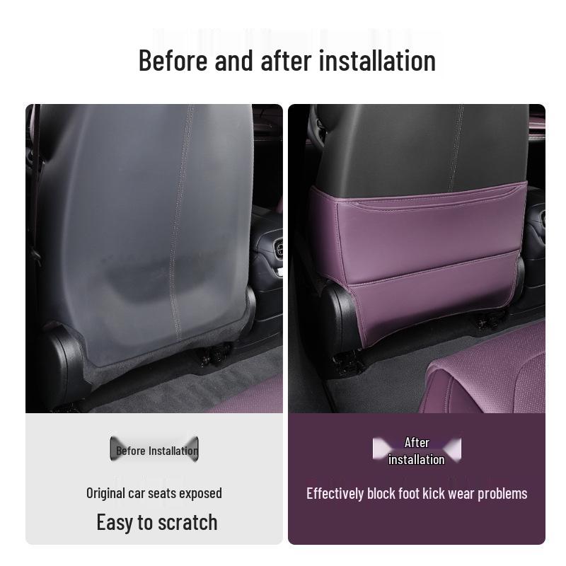 Podkładka chroniąca przed kopaniem na tylne siedzenie Xiaomi SU7: Odporny na zarysowania i zużycie ochraniacz wnętrza samochodu