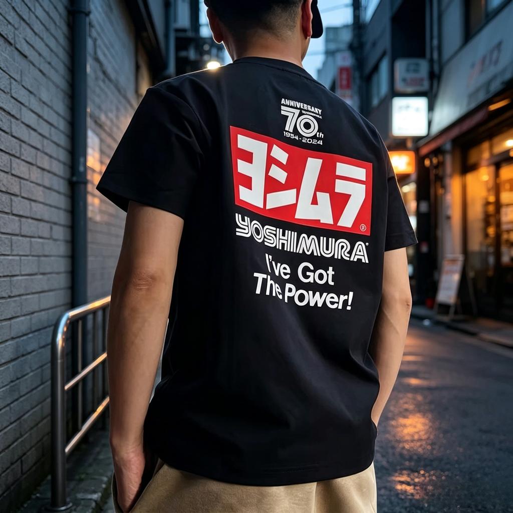 Yoshimura Exhaust 70th Motorcycle Modified Printed Tshirt Unisex Unisex Short Sleeve Cotton Tshirt Unisexs Tshirts 2026 Summer New