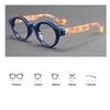 Neutral UV Resistant and Radiation Resistant Circular Reading Glasses European and American Retro Small Frame Presbyopia Glasses