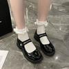 Fashion Ladies Pumps with Medium Heels Women's Mary Jane Shoes Moccasins Round Toe Spring High Quality 39 Elegant Dress Fashion Slip On