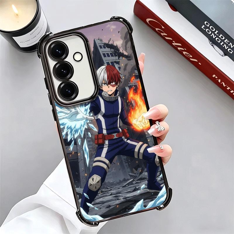 MHA My Hero Todoroki Shoto Soft Phone Case For Samsung A17 A27 A07 A37 A57 A16 A56 A15 A55 A14 A54 A13 A53 A26 A36 A25 A35 A24 A