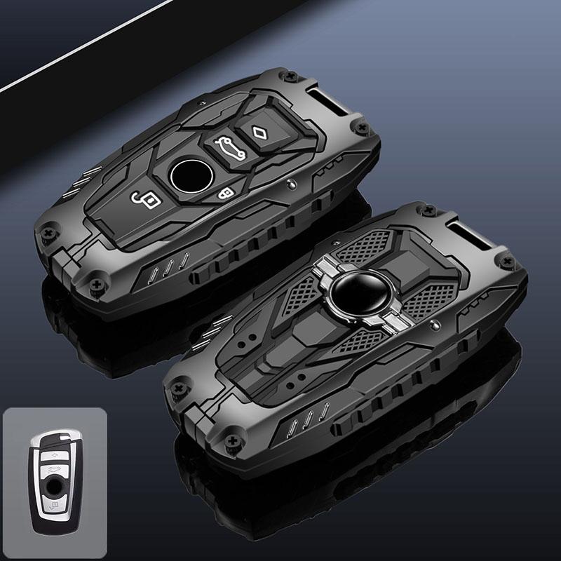 Key Fob Cover Zinc Alloy Key Case Fits For Bmw Ix Im I5 M60 X5 X7 X6 Ix I7 Remote Car Key Shell Protection
