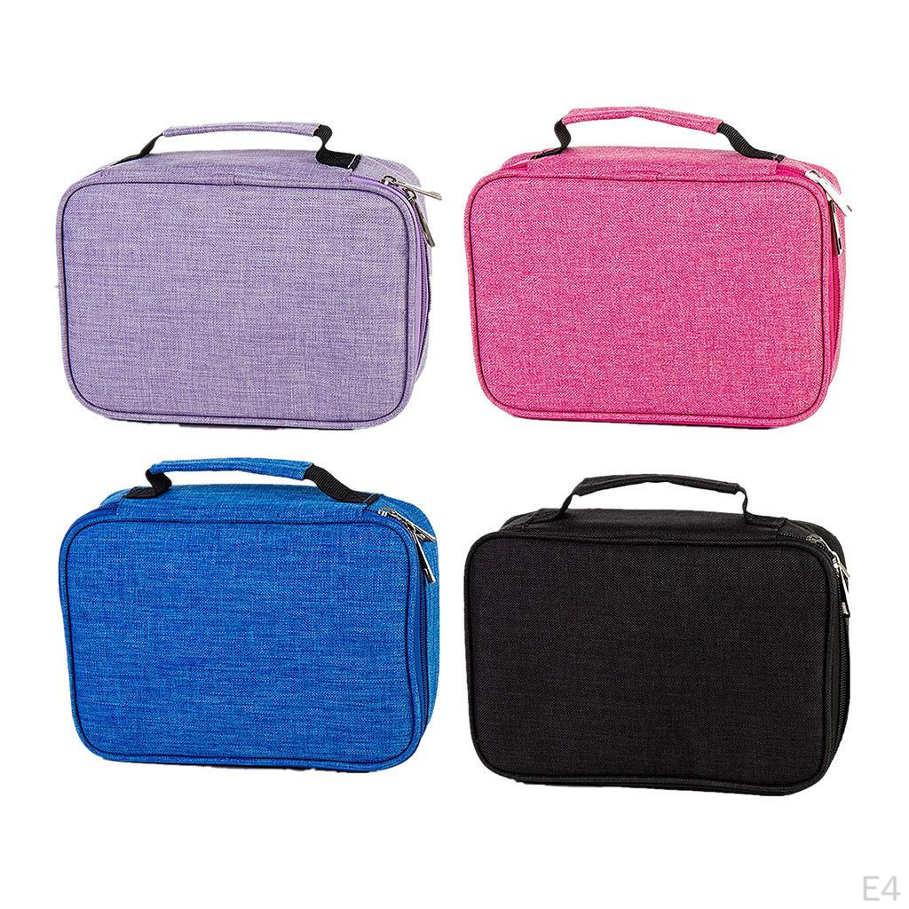 72 Slots Pencil Case Holder Pen Pouch Organiser with Sleeves