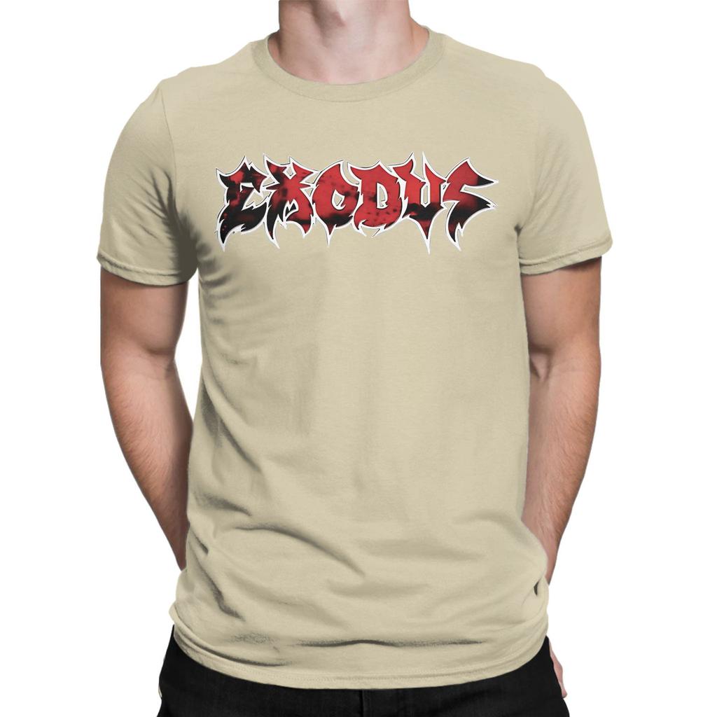 Men Women Graphic Printing Heavy Metal Exodus Tee T Shirt 100% Cotton T-shirts Clothing