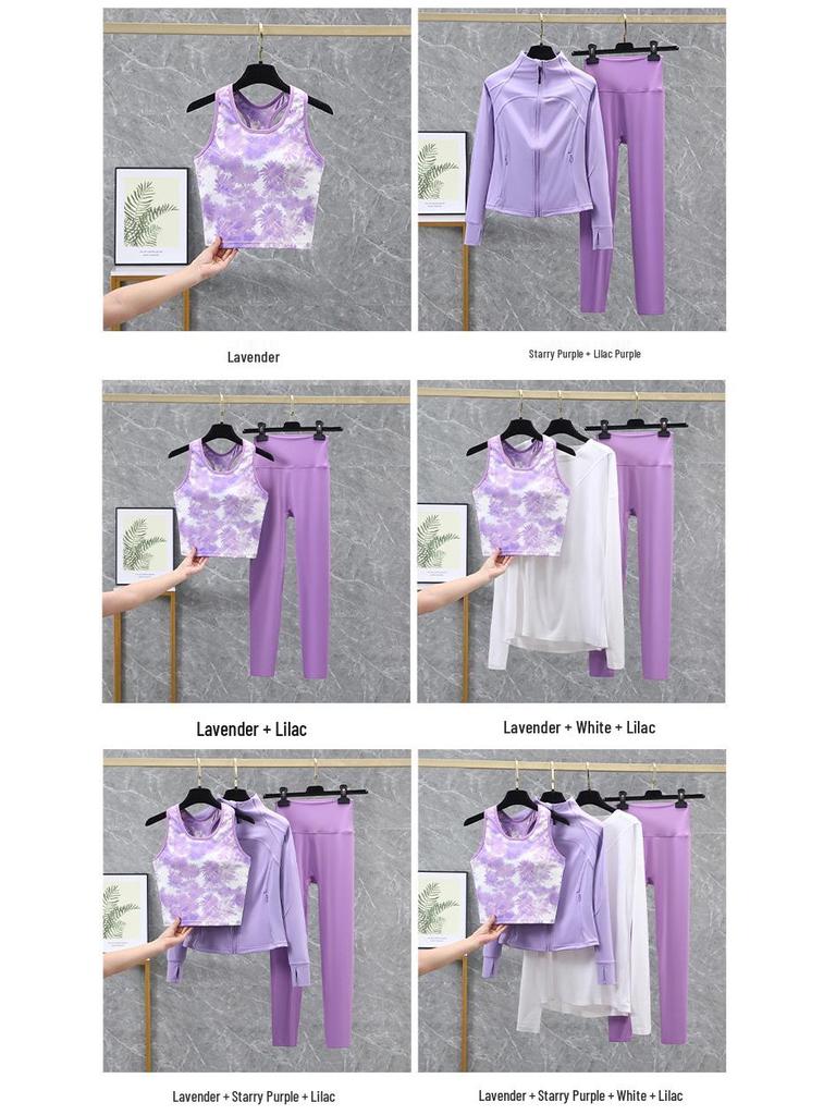 Eleganter 2025 Damen-Yogaanzug – Hochwertiges, wunderschönes Frühling/Sommer-Fitnessset