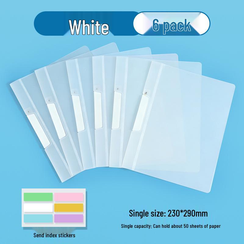 US A4 Waterproof Side-Opening Rotary Clip Folder with Pull Rod - Ideal for Cross-Border Gifting