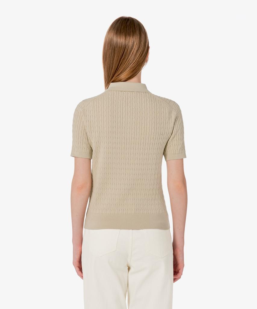 LACOSTE Women'S Cable Sweater Polo Shirt Pf607E-56G 02S