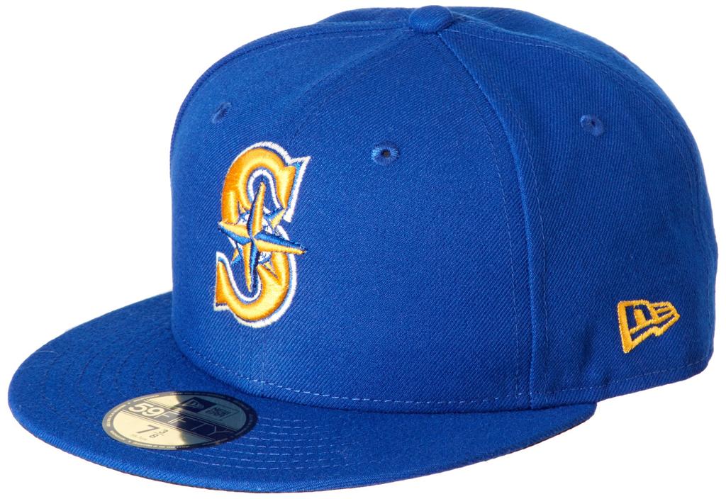 [New Era] Baseball Cap 59FIFTY MLB On-Field Seattle Mariners Alternate 2 Team Color Free