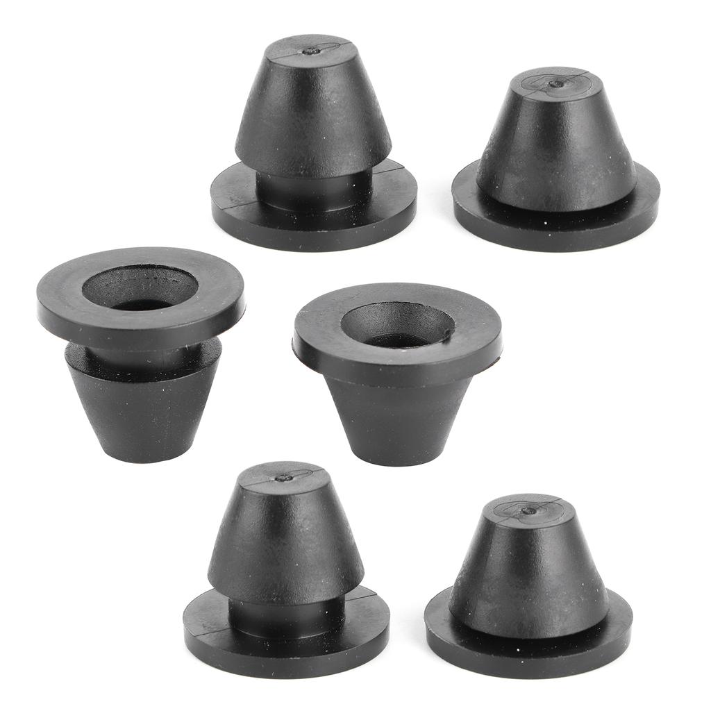 6Pcs Rubber Side Cover Grommets Gasket 0521?1235 Motorcycle Fairings Parts Accessory